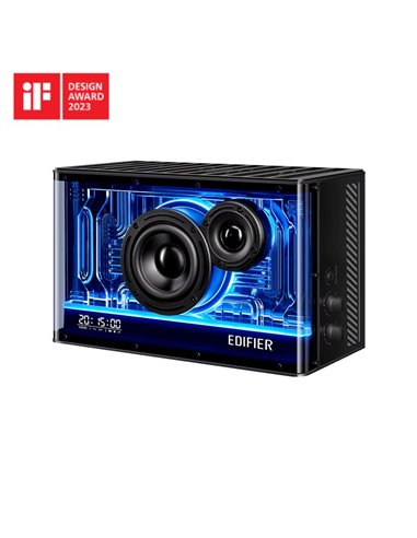 Настольная колонка Edifier QD35 с зарядным модулем GaN / Hi-Res / 40W RMS / Bluetooth Ldac / RGB