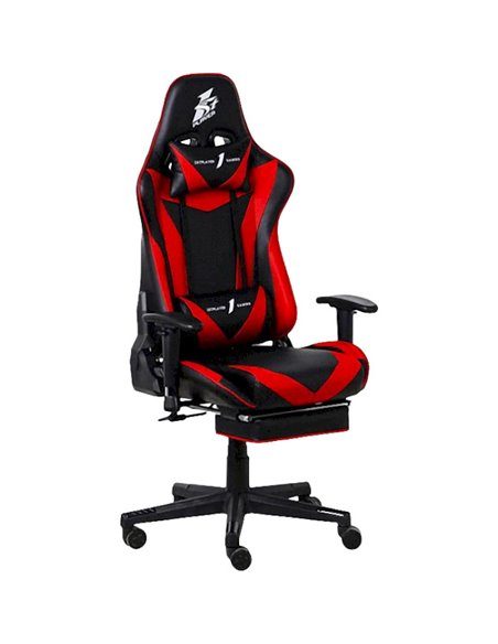 Fotoliu Gaming Chair 1STPLAYER FK3/ 160kg/ 2D armrest/ Black/Red