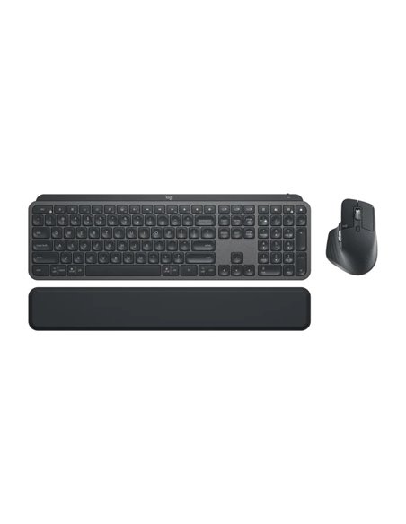 Tastatura si mouse Wireless Logitech MX Keys Combo for Business | Gen 2, Graphite