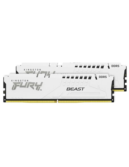 Опреативная память Kingston FURY Beast DDR5 White EXPO 6400MHz 32GB (Kit of 2*16GB)