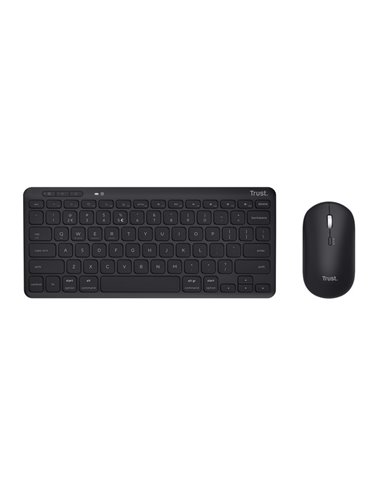 Tastatura si mouse WirelessTrust Lyra Multi-Device / BT5.0 / Black