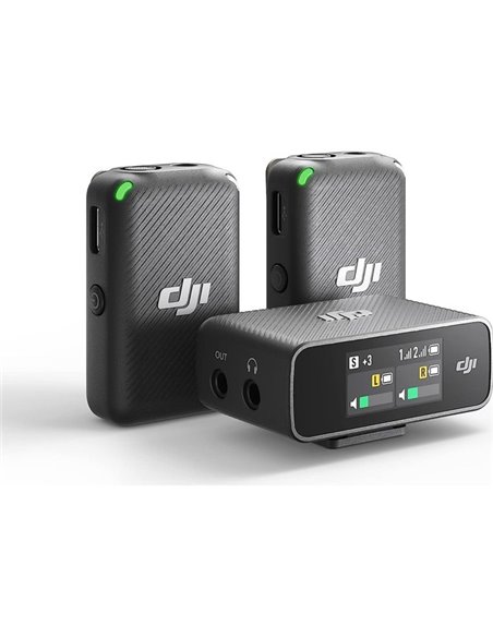 Sistem radio cu microfon DJI Mic 2TX+1RX+Charging Case (CP.RN.00000198.01)