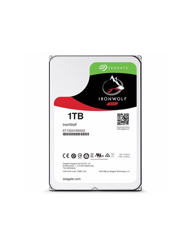 3.5” HDD Seagate IronWolf ST12000VN0008 / 1TB / 5400rpm / 64MB