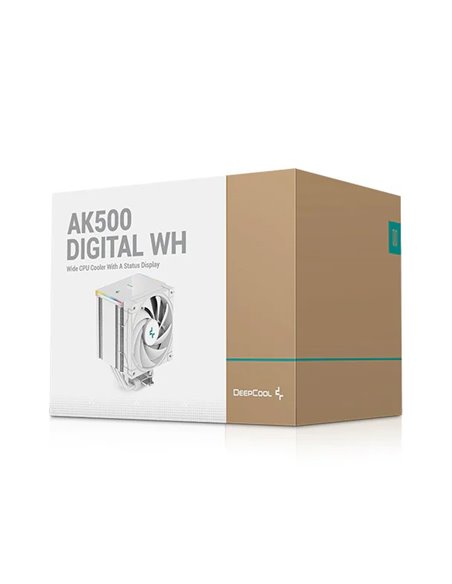 Sisteme de racire DEEPCOOL AK500 DIGITAL WH / Universal / 240W / 500~1850rpm / 28 dB(A) / 68.99 CFM / White