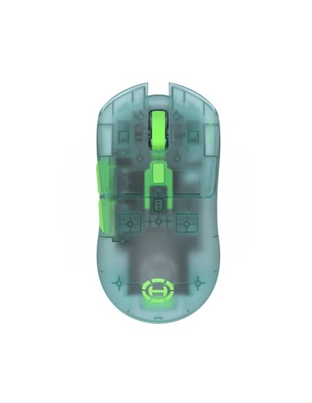 Трехрежимная беспроводная игровая мышь Edifier HECATE G3M PRO Transparent Green