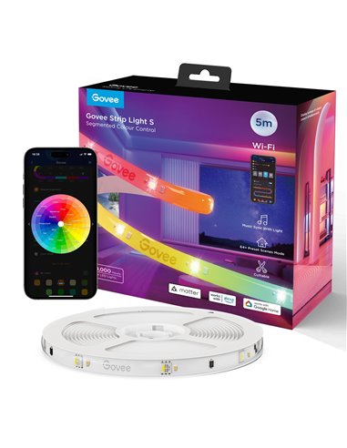 Banda LED GOVEE RGBIC S LED / 5m / Multicolor / Wi-Fi / Bluetooth