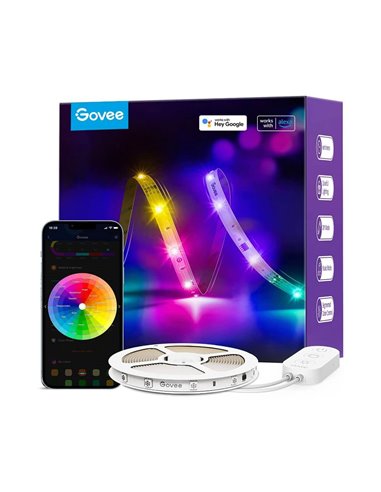 Banda LED GOVEE RGBIC Basic / 5m / Multicolor / Wi-Fi / Bluetooth