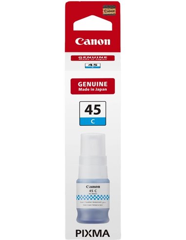 Ink Bottle Canon GI-45C, Cyan (6285C001), 40ml for Canon MAXIFY GX1040, MAXIFY GX2040, 3000 p. (Eco 4500 p.)