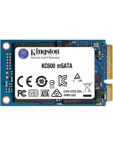 Накопитель SSD Kingston KC600, 256Гб, SKC600MS/256G