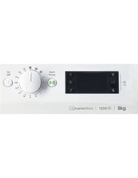 Mașină de spălat Indesit OMTWE 81283 WK EU, 8kg, Alb