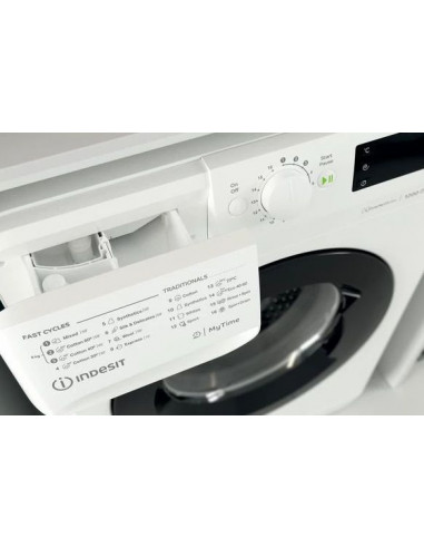 Mașină de spălat Indesit OMTWE 81283 WK EU, 8kg, Alb