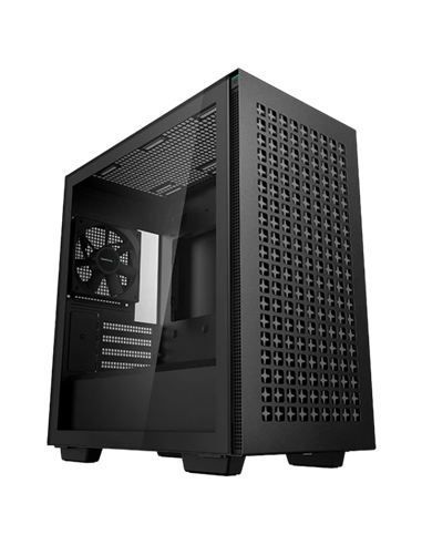 Carcasă PC Deepcool CH370, Mini-Tower, Fără PSU, Negru