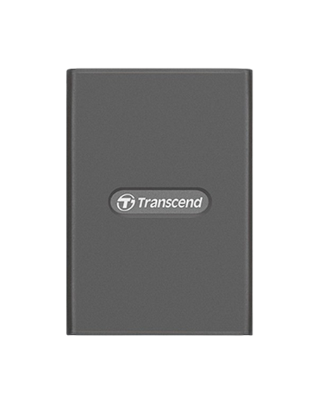 Cititor de carduri Transcend TS-RDE2, USB Type-C, USB Type-A, Gri