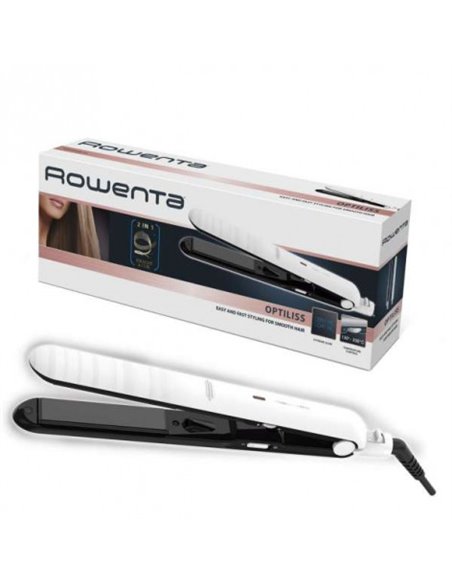 Placă de îndreptat părul Rowenta Optiliss SF3210F0, Alb