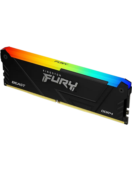 Memorie RAM Kingston FURY Beast RGB, DDR4 SDRAM, 3200 MHz, 16GB, KF432C16BB12A/16