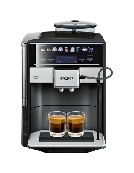 Aparat de cafea Siemens TE655319RW, Negru | Oțel inoxidabil