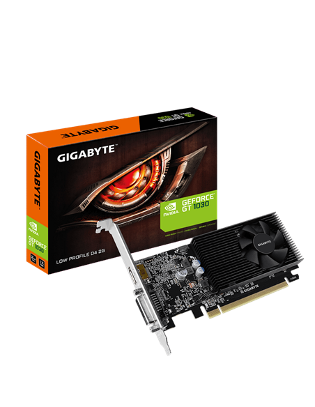 Видеокарта Gigabyte GV-N1030D4-2GL, 2ГБ DDR4 64бит