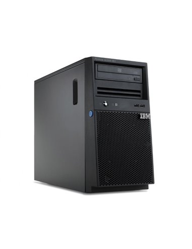 IBM System x3100 M4, 1x Intel Xeon 4C E3-1220v2 69W 3.1GHz/1600MHz/8MB, 1x4GB, Open Bay Simple-Swap 3.5” SATA (for 4x 3.5” HD...