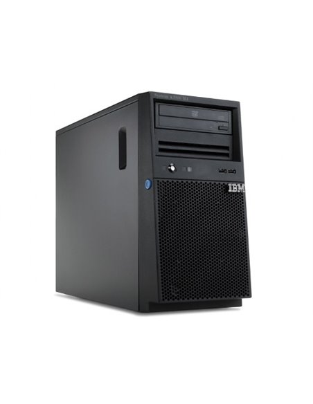 IBM System x3100 M4, 1x Intel Xeon 4C E3-1220v2 69W 3.1GHz/1600MHz/8MB, 1x4GB, Open Bay Simple-Swap 3.5” SATA (for 4x 3.5” HD...