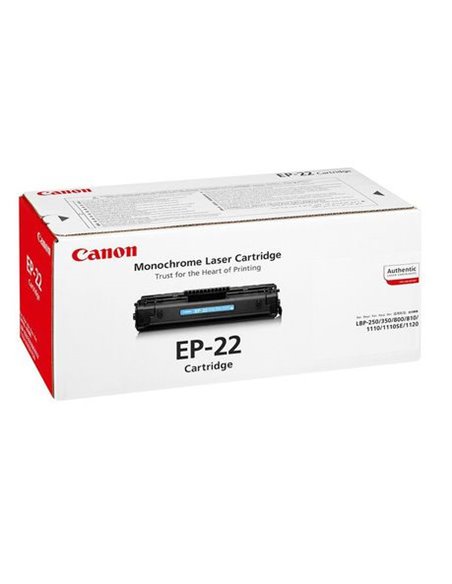 Laser Cartridge Canon EP-22 B (1550A003), black (2500 pages) for LBP-800/810/1120/ HP LJ 1100/1100A