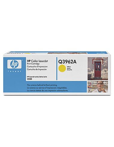 HP 122A (Q3962A) Yellow Cartridge for HP LaserJet 2840, 2550, 2820, 4000 p.