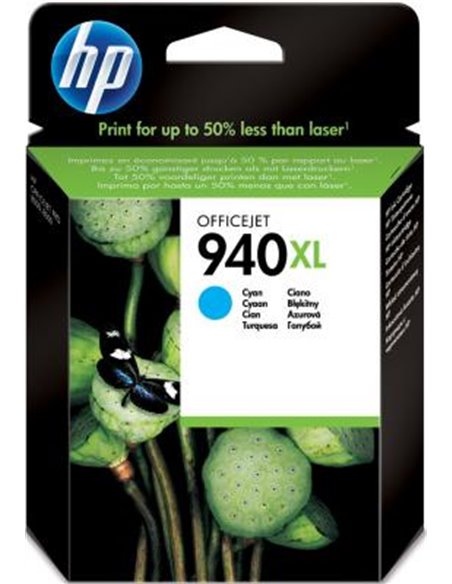 HP 940XL (C4907AE) Cyan Officejet Ink Cartridge HP OfficeJet Pro 8000/ 8500