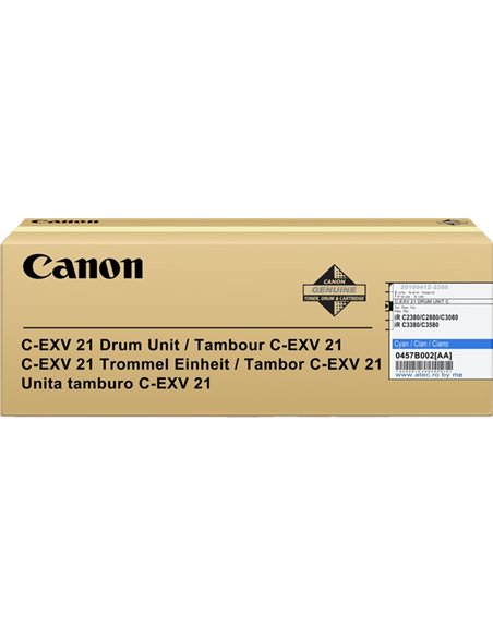 Drum Unit Canon C-EXV21 Cyan, 53 000 pages A4 at 5% for Canon iRC2380/3380