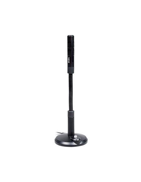 SVEN MK-490, Microphone, Desktop, On/off switch button, Flexible stand for rotation at any angle, Black