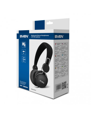 Casti SVEN AP-320M Black
