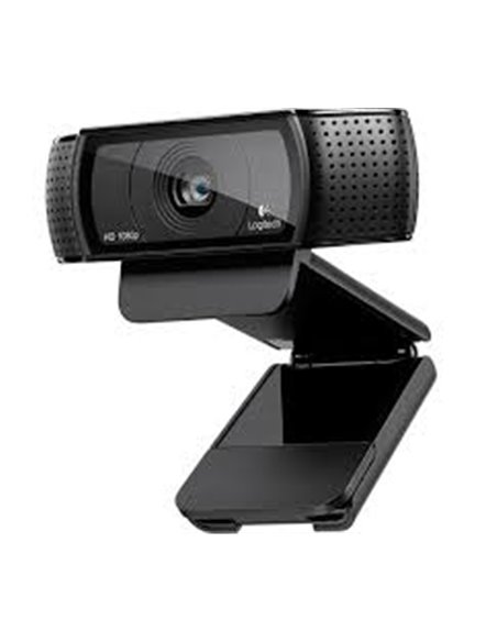 Logitech HD PRO Webcam C920, Microphone(dual stereo), Full HD 1080p video calls & recording, up 15 Megapixel images, H.264 v...