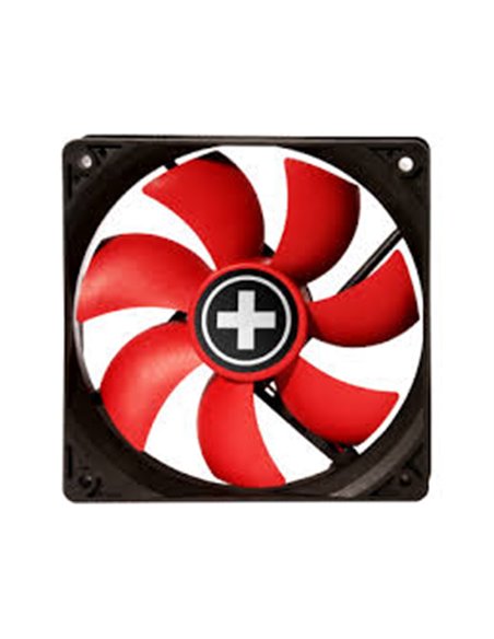 92mm Case Fan - XILENCE XPF92.R.PWM Fan, 92x92x25mm, 1800rpm, 19dBa, 32.1CFM, hydro bearing, 4Pin with PWM, Black/Red