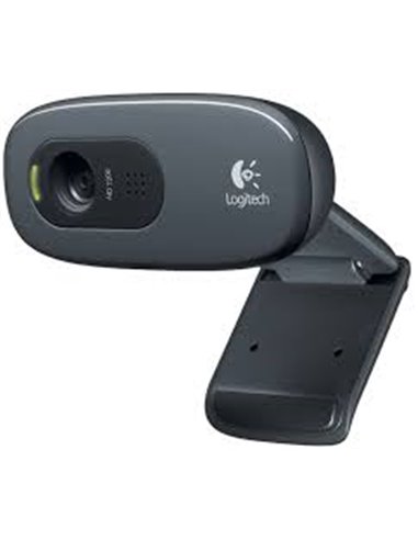 Logitech HD Webcam C270, Microphone, HD 720p video calls & recording, 3 Megapixel images,USB 2.0