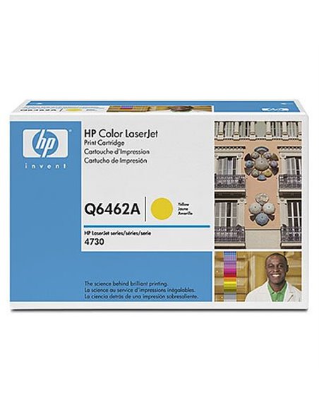 HP 644A (Q6462A) Yellow Cartridge for HP LaserJet CM4730, HP Color LaserJet 4730, up to 12000 p.