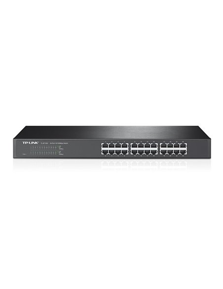 Коммутатор TP-LINK TL-SF1024 / 24 port / 100Mb / RJ45 / 1U 19-inch rack-mountable steel case