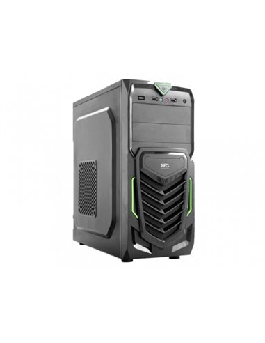 HPC B-13 ATX Case, (500W, 24 pin, 1x 8pin (4+4), 2xSATA, 2x IDE, 1x FDD, 12cm black fan), 1xUSB3.2, 2xUSB2.0 / HD Audio, Bla...