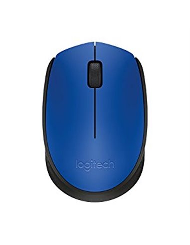 Logitech Wireless Mouse M171 Blue, Optical Mouse for Notebooks, Nano receiver, Blue, Retail