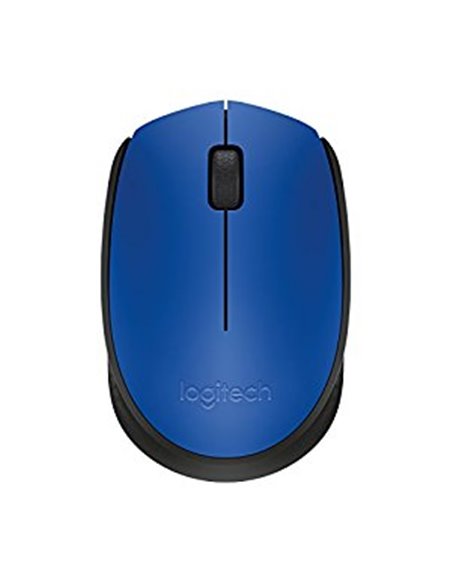 Logitech Wireless Mouse M171 Blue, Optical Mouse for Notebooks, Nano receiver, Blue, Retail