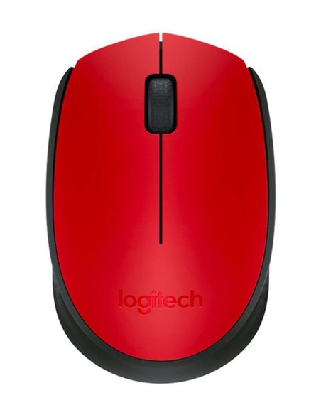 Mouse Wireless Logitech M171 / Optical / Nano receiver / Red