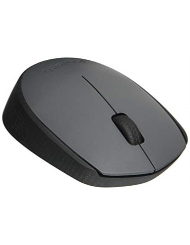 Logitech Wireless Mouse M170 Grey, Optical Mouse for Notebooks, Nano receiver, Grey, Retail