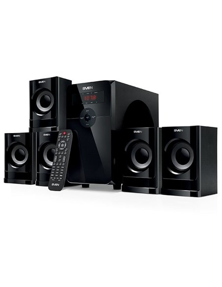 Колонки 5.1 SVEN HT-201/ 80W RMS / Bluetooth / FM-tune / USB Flash / SD card / Black