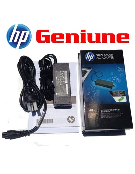 HP AC Adapter - 90W Smart AC Adapter, right-angled (90°) 4.5mm connector allows for connecting in limited spaces and reduces ...