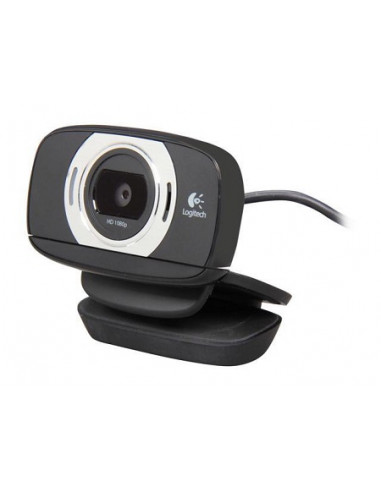 Logitech HD Webcam C615, Microphone (noise reduction), 1080p, 30 fps, FoV: 78°, Autofocus, Glass lens, Tripod-ready universal...