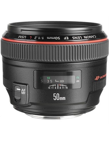 Prime Lens Canon EF 50 mm f/1.2L USM (1257B005)