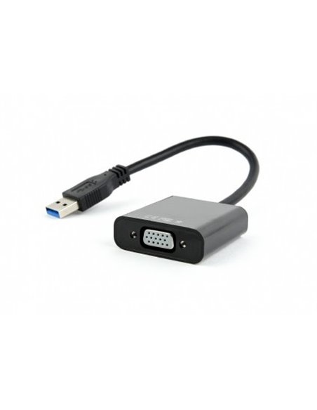 Адаптер Gembird AB-U3M-VGAF-01, USB3 to VGA