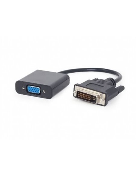 Adapter DVID-VGA - Gembird A-DVID-VGAF-01, DVI-D to VGA adapter cable, Black