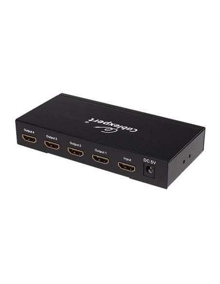 Сплиттер Cablexpert - DSP-4PH4-02, HDMI 4 ports