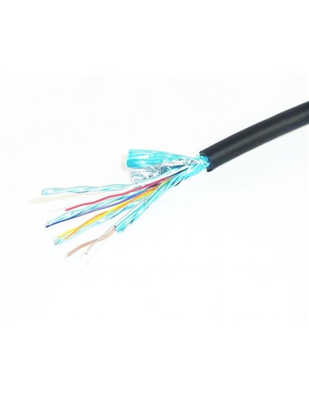 Cable HDMI-DVI - 1.8m - Cablexpert - CC-HDMI-DVI-6, 1.8 m, HDMI to DVI 18+1pin single link, male-male, Black cable with gold...
