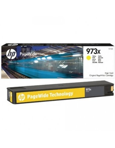 HP 973X (F6T83AE) High Yield Yellow Original PageWide Cartridge for HP PageWide Pro 452dw HP PageWide Pro 477dw, 7000 p.