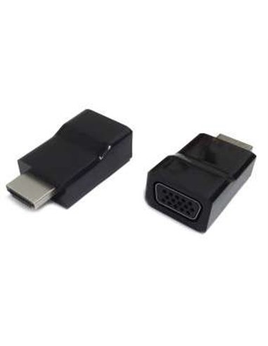 Adapter HDMI-VGA - Gembird AB-HDMI-VGA-001, HDMI to VGA adapter, Converts digital HDMI input (19 pin male, v.1.4) into analo...