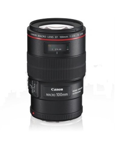 Prime Lens Canon EF 100 mm f/2.8L IS USM Macro (3554B005)